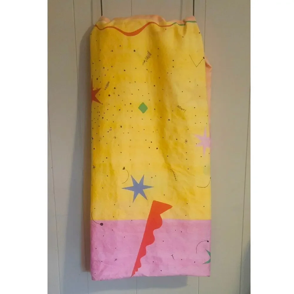 Christian Fischbacher 100% Cotton 80's Inspired Duvet Cover - Button Closure